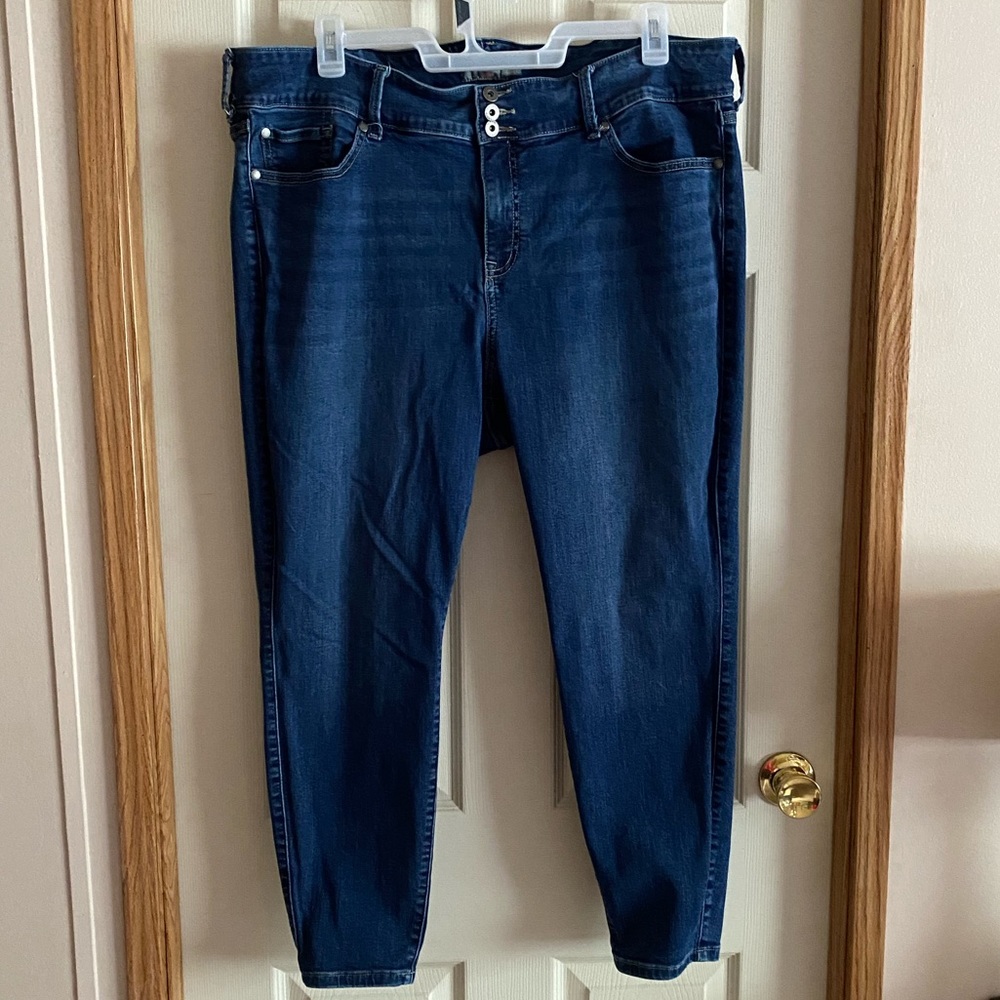 Torrid Skinny Super Soft High Rise Jeggings 24R - Medium Wash